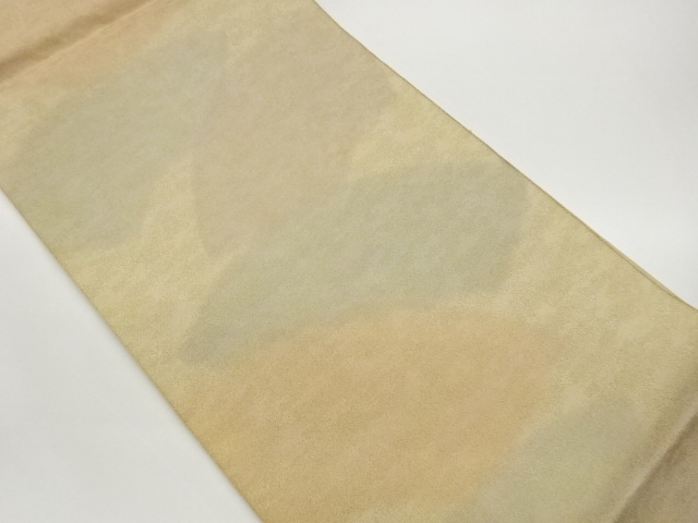 扇模様織出し袋帯